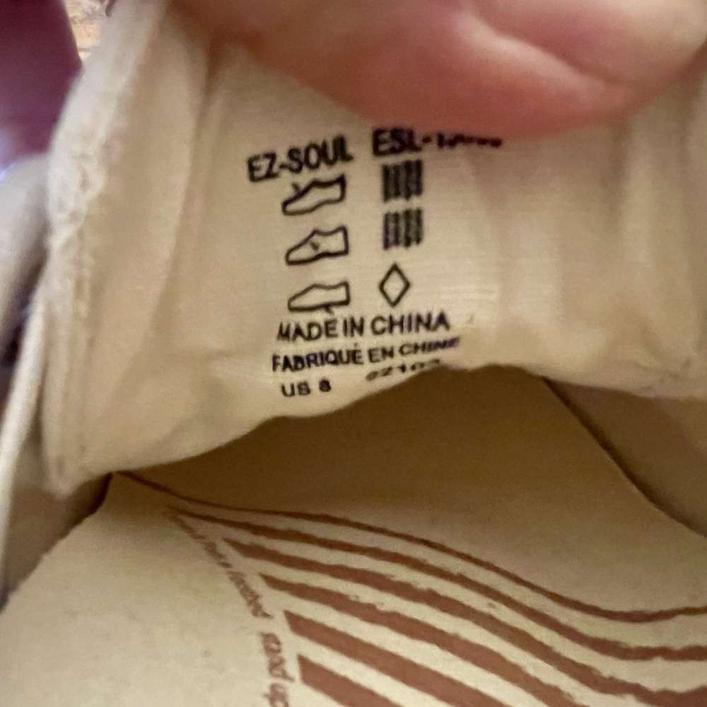 Taos Ez Soul White Canvas Slip On Sneaker Slides Womens Size US 8 - Picture 8 of 10